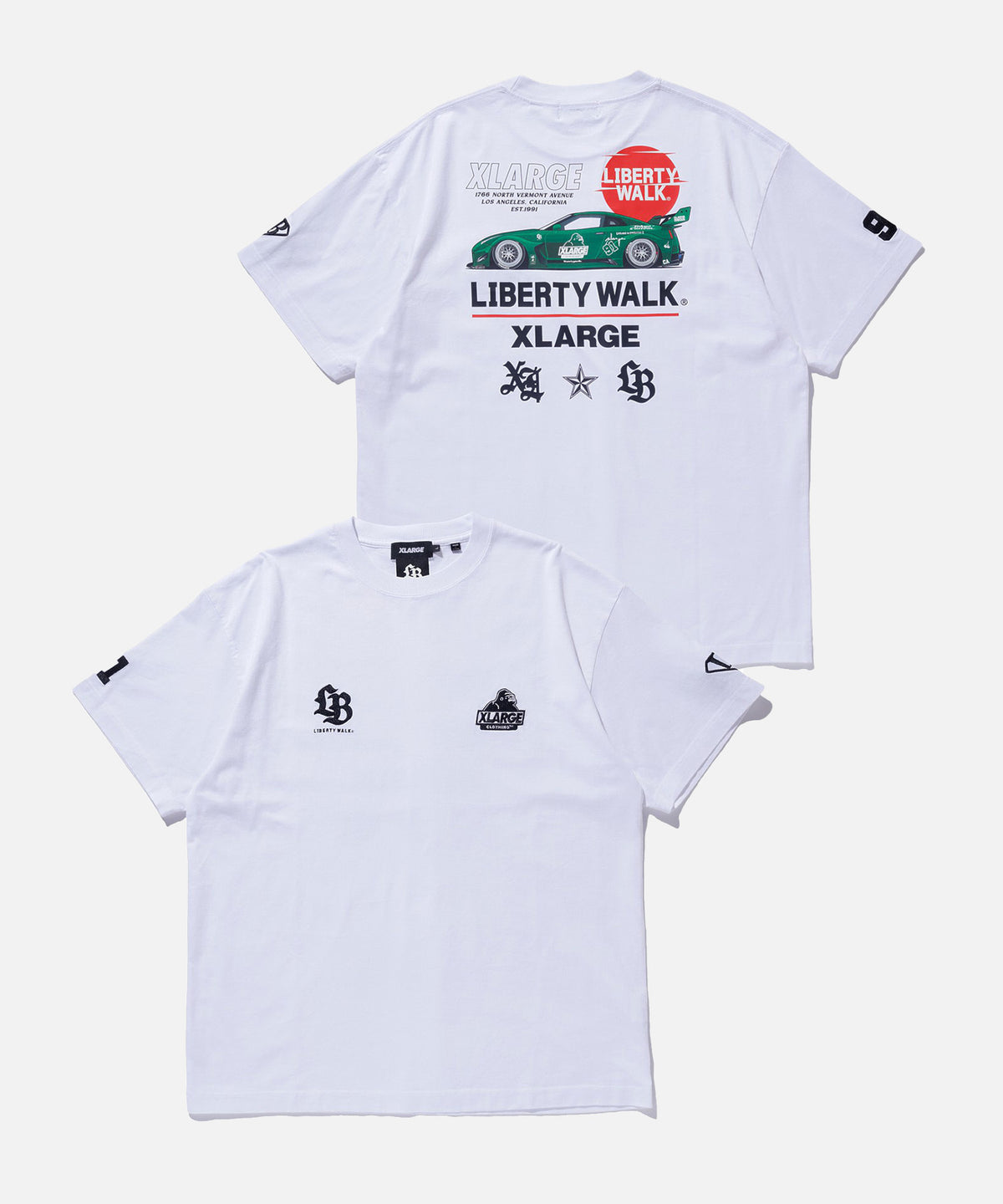 XLARGE x LIBERTY WALK S/S TEE