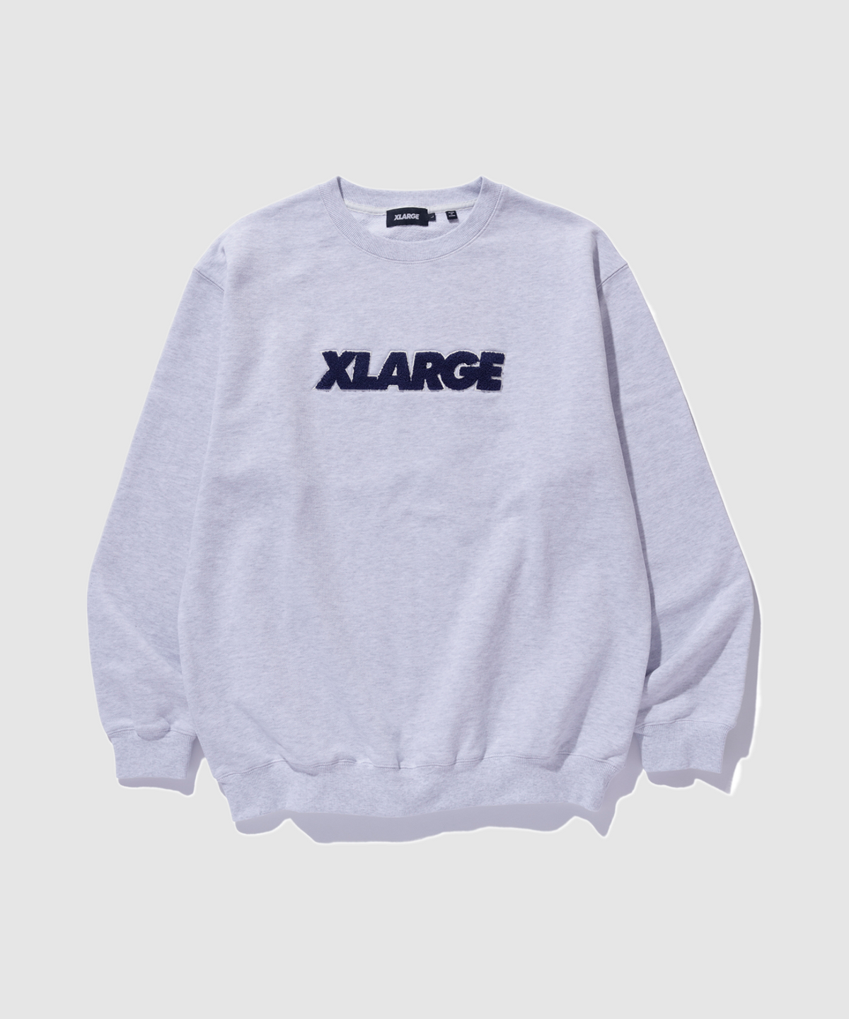 CHENILLE-SWEATSHIRT MIT STANDARDLOGO UND RUNDHALSAUSSCHNITT