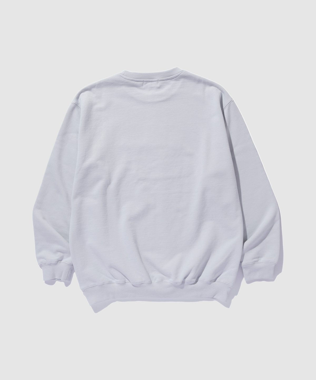 SWEATSHIRT MIT RUNDHALSAUSSCHNITT UND DISTORTION-LOGO
