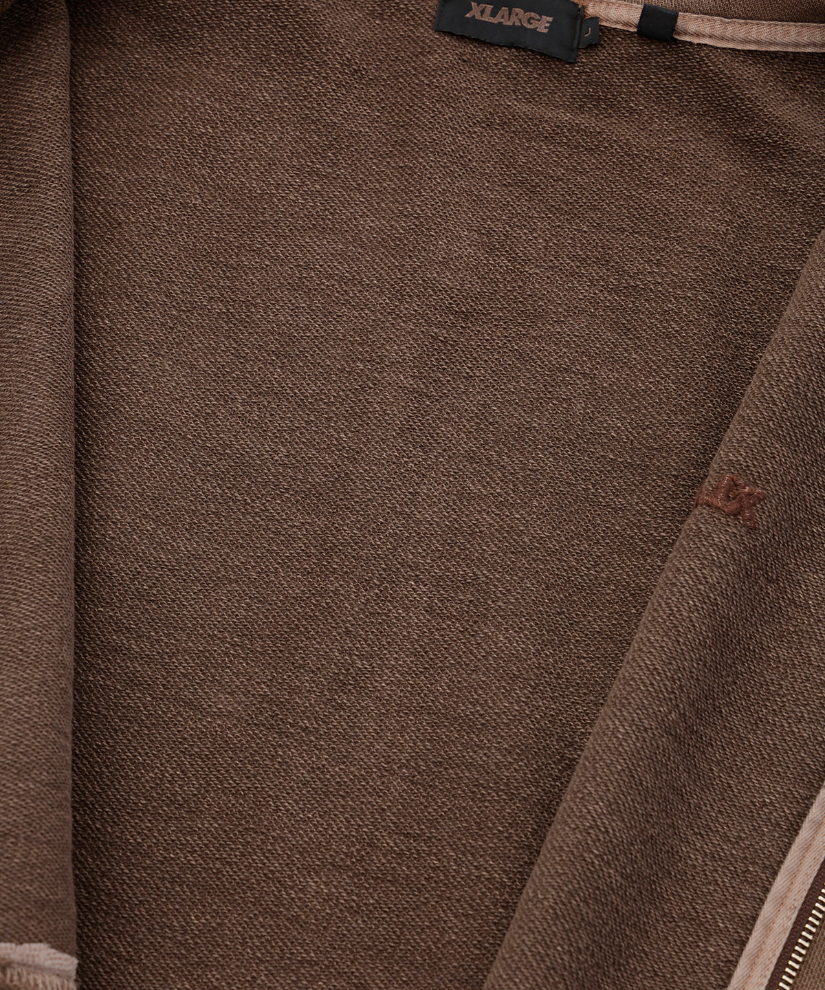 PIGMENT DYED WORK ZIP HOODED SWEATSHIRT