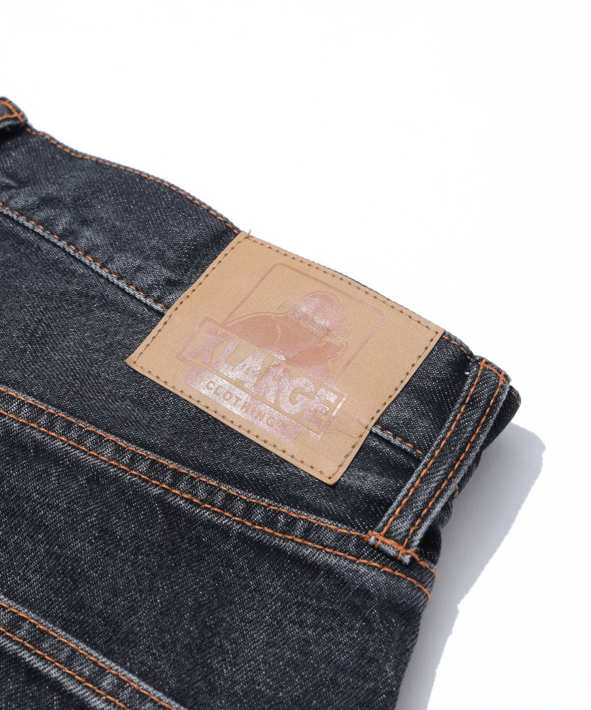 LA STITCHED DENIM PANTS