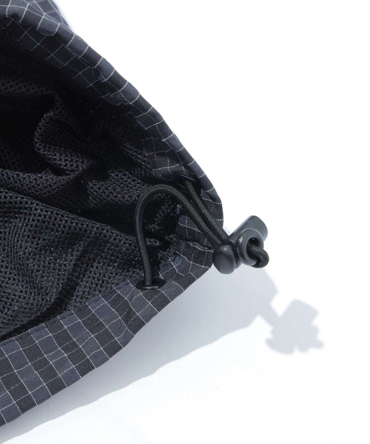 GRID CHECK HOODED JACKET