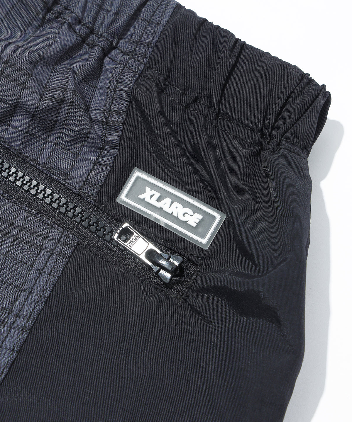 CHECK TRACK PANTS