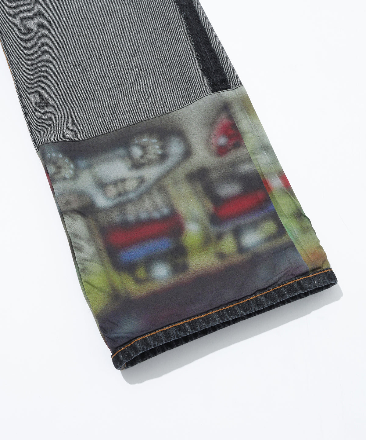 PRINTED CUSTOM DENIM PANTS