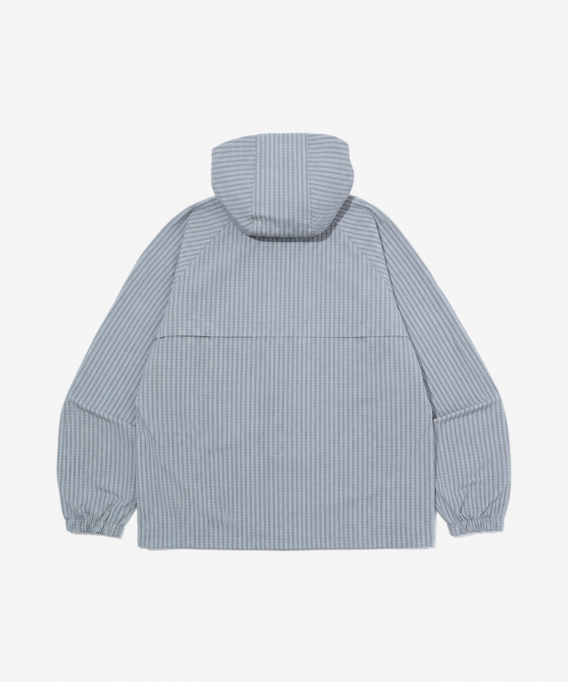 GRID CHECK HOODED JACKET